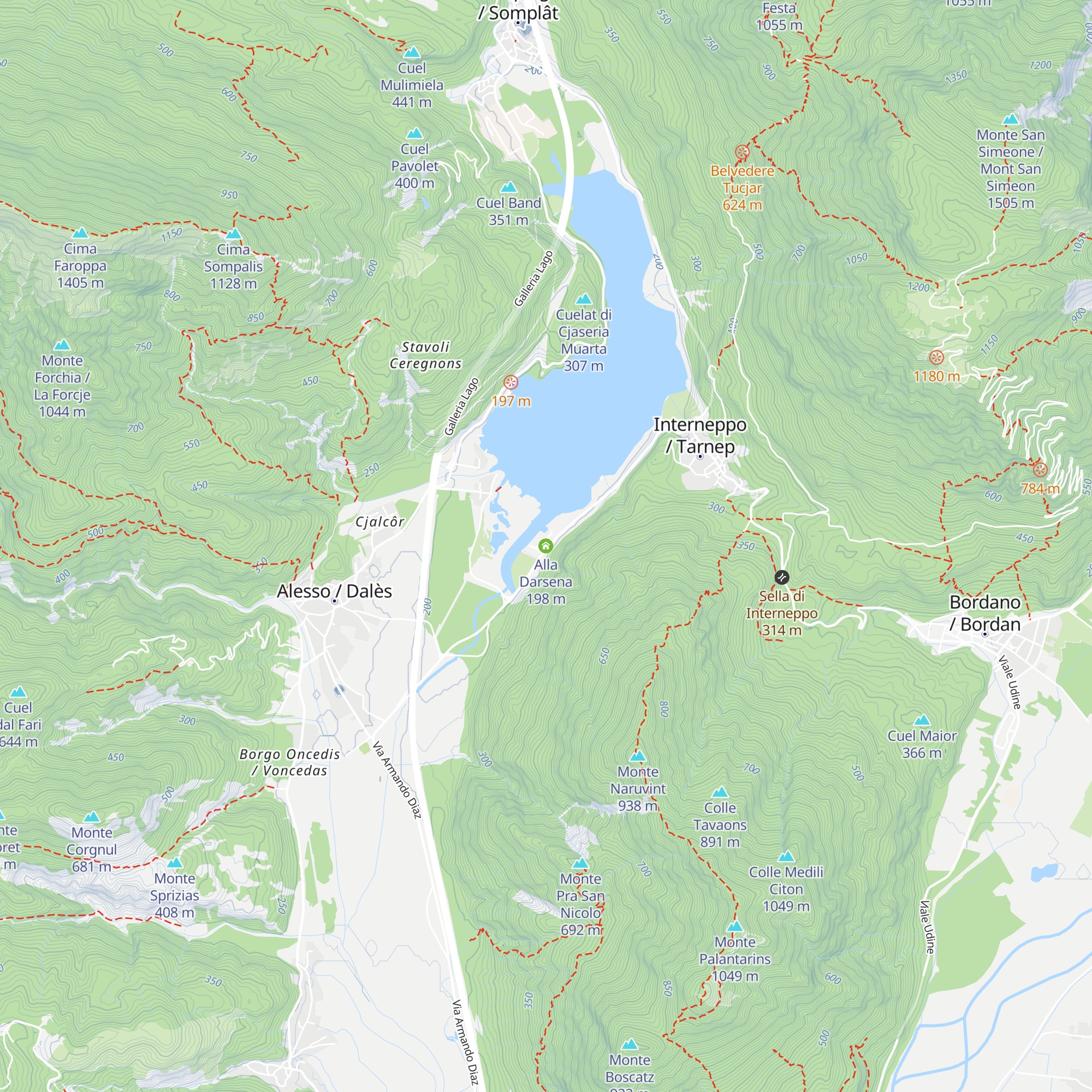 Alla Darsena map