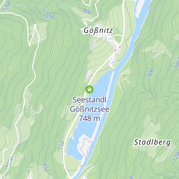 Map of Seestandl Gößnitzsee
