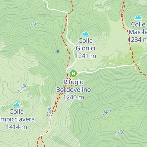 Map of Rifugio Borgovelino