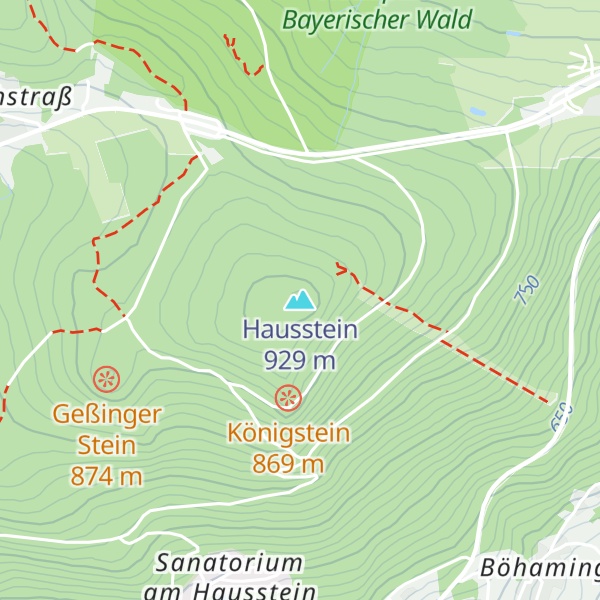 Map of Hausstein