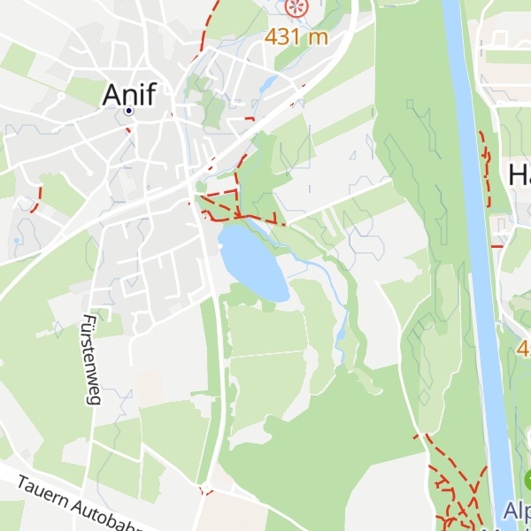 Map of Schloss Anif