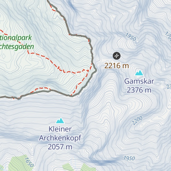 Map of Großer Archenkopf