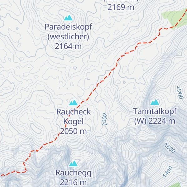 Map of Verbundhütte (Süd)