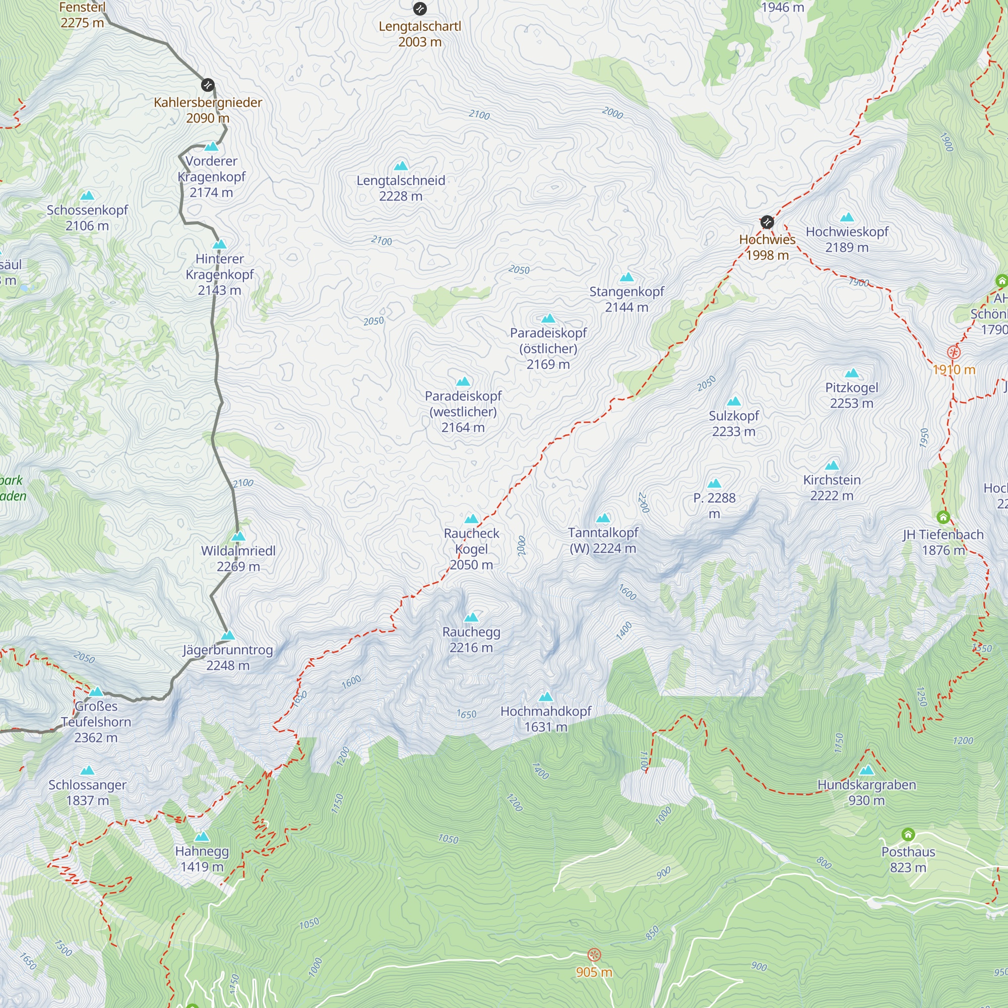 Verbundhütte (Süd) map