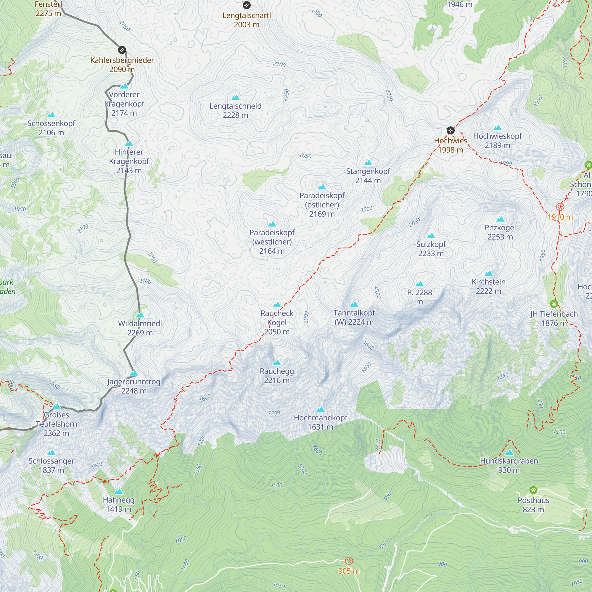 Verbundhütte (Süd) map