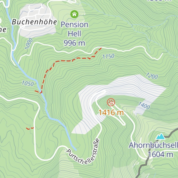 Map of Untere Ahornalm