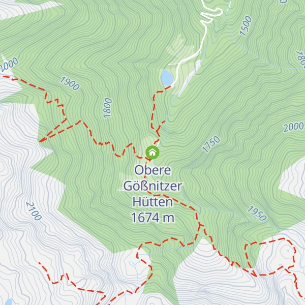 Map of Obere Gößnitzer Hütten