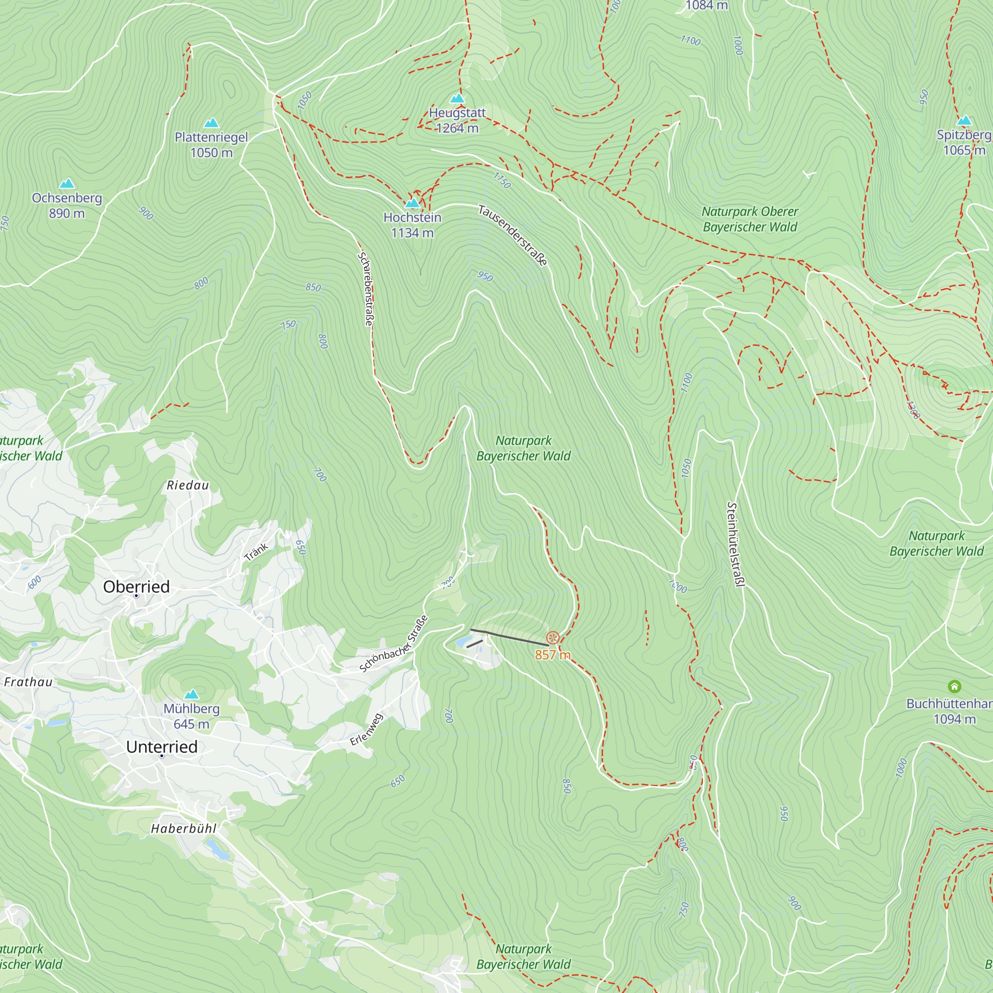 Hüttenhäng map