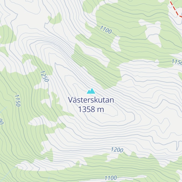 Map of Västerskutan