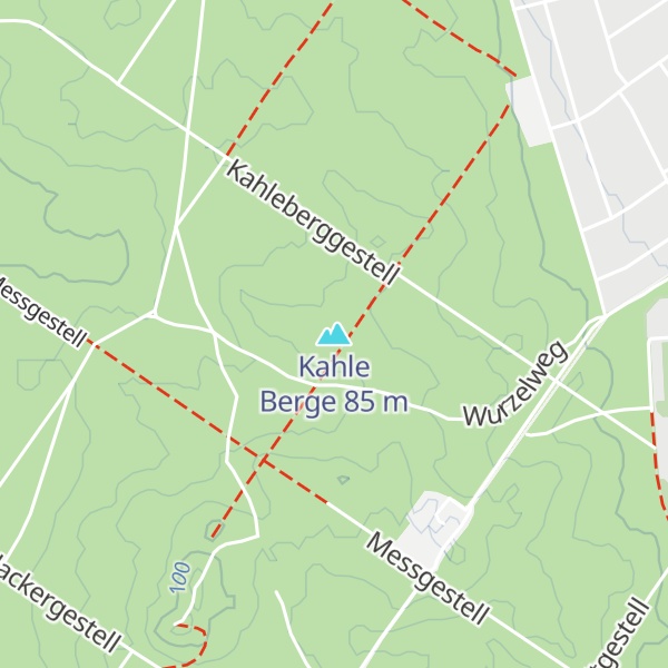 Map of Kahle Berge