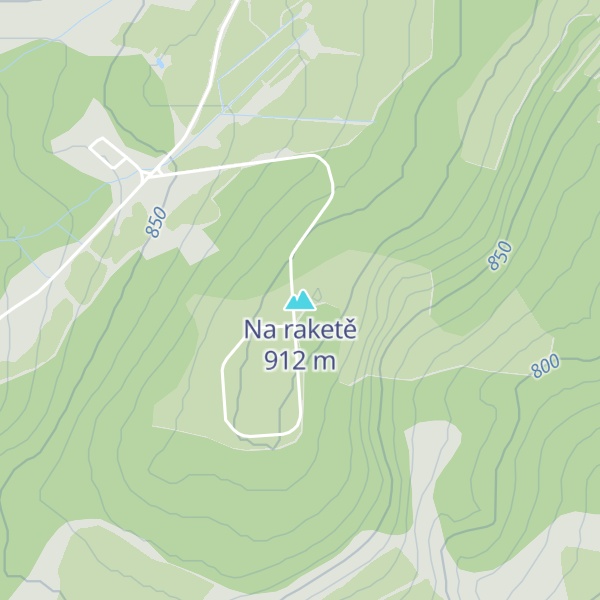 Map of Na raketě