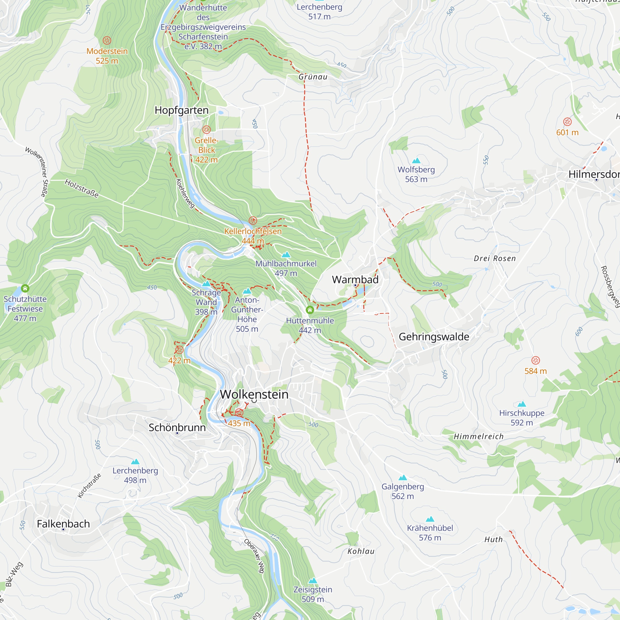 Hüttenmühle map