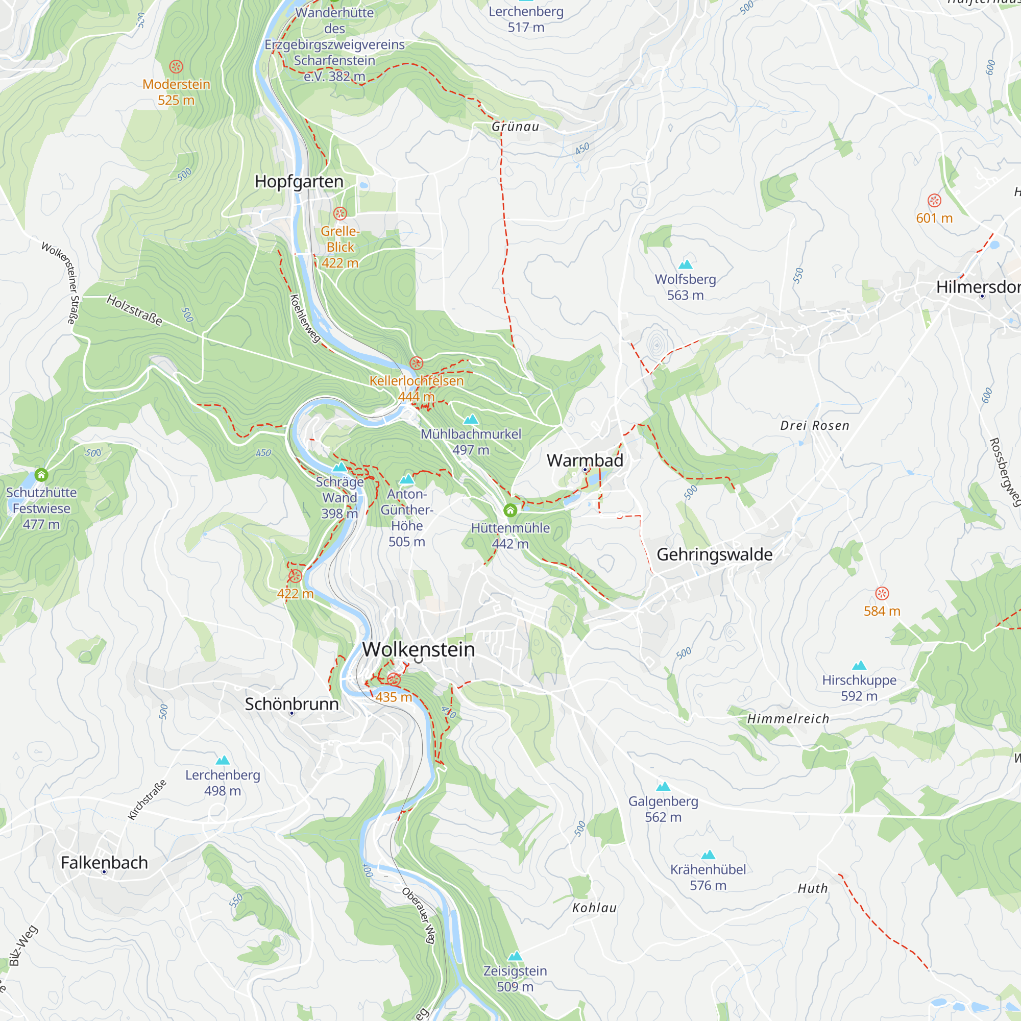 Hüttenmühle map