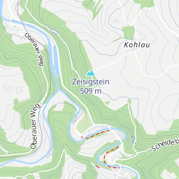 Map of Schutzhütte Zeisigstein