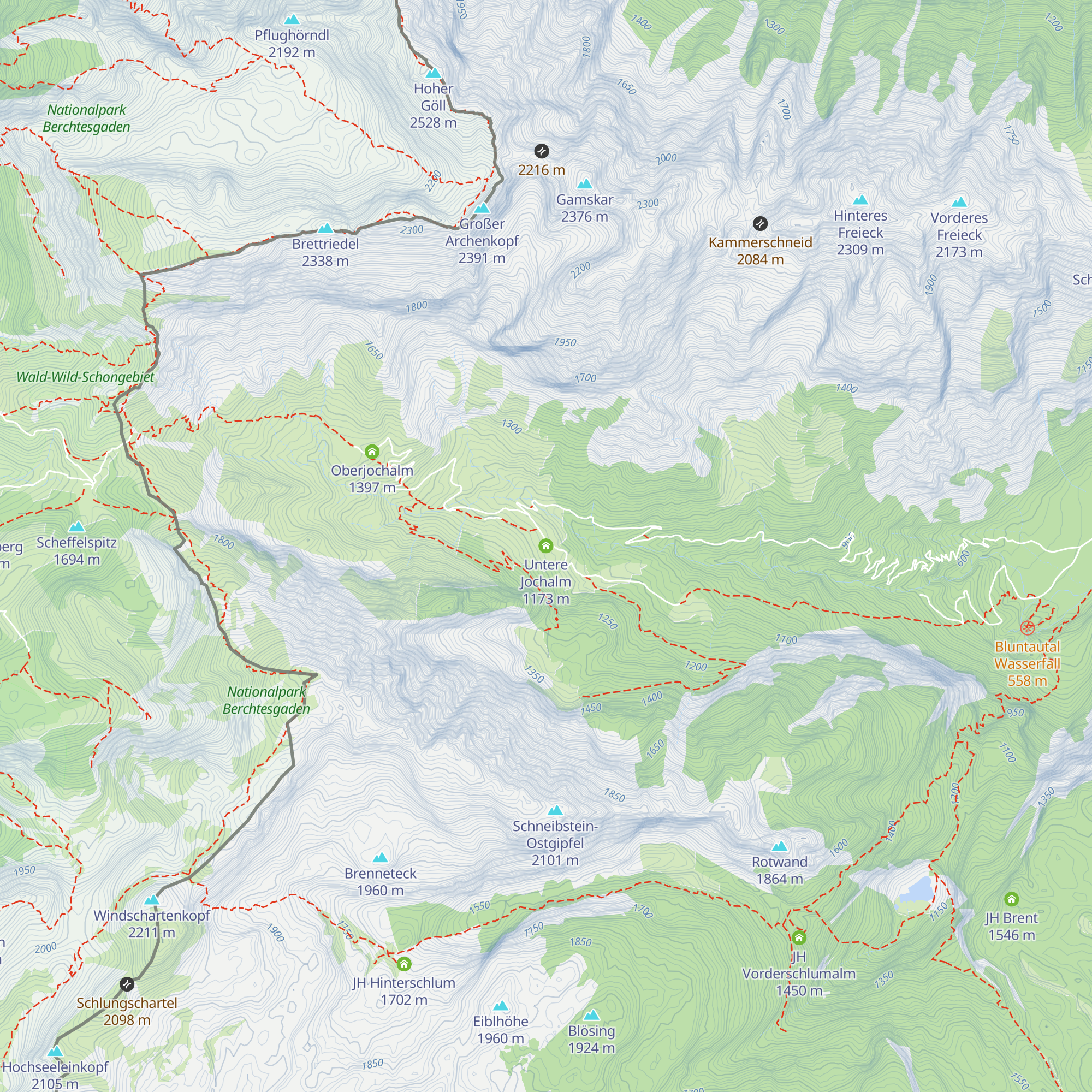 Untere Jochalm map