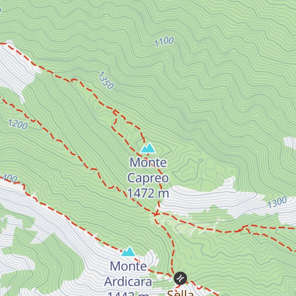 Map of Monte Capreo