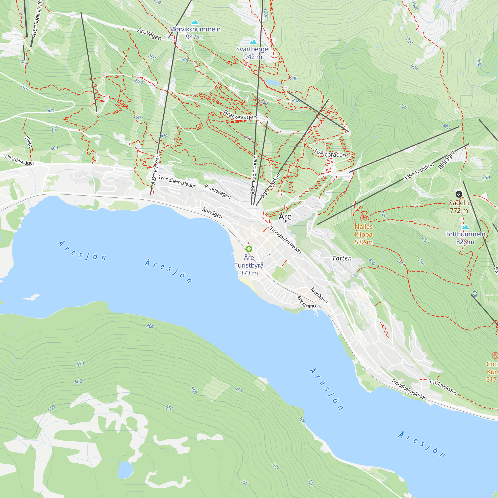 Åre Turistbyrå map