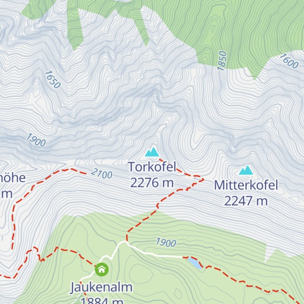 Map of Torkofel
