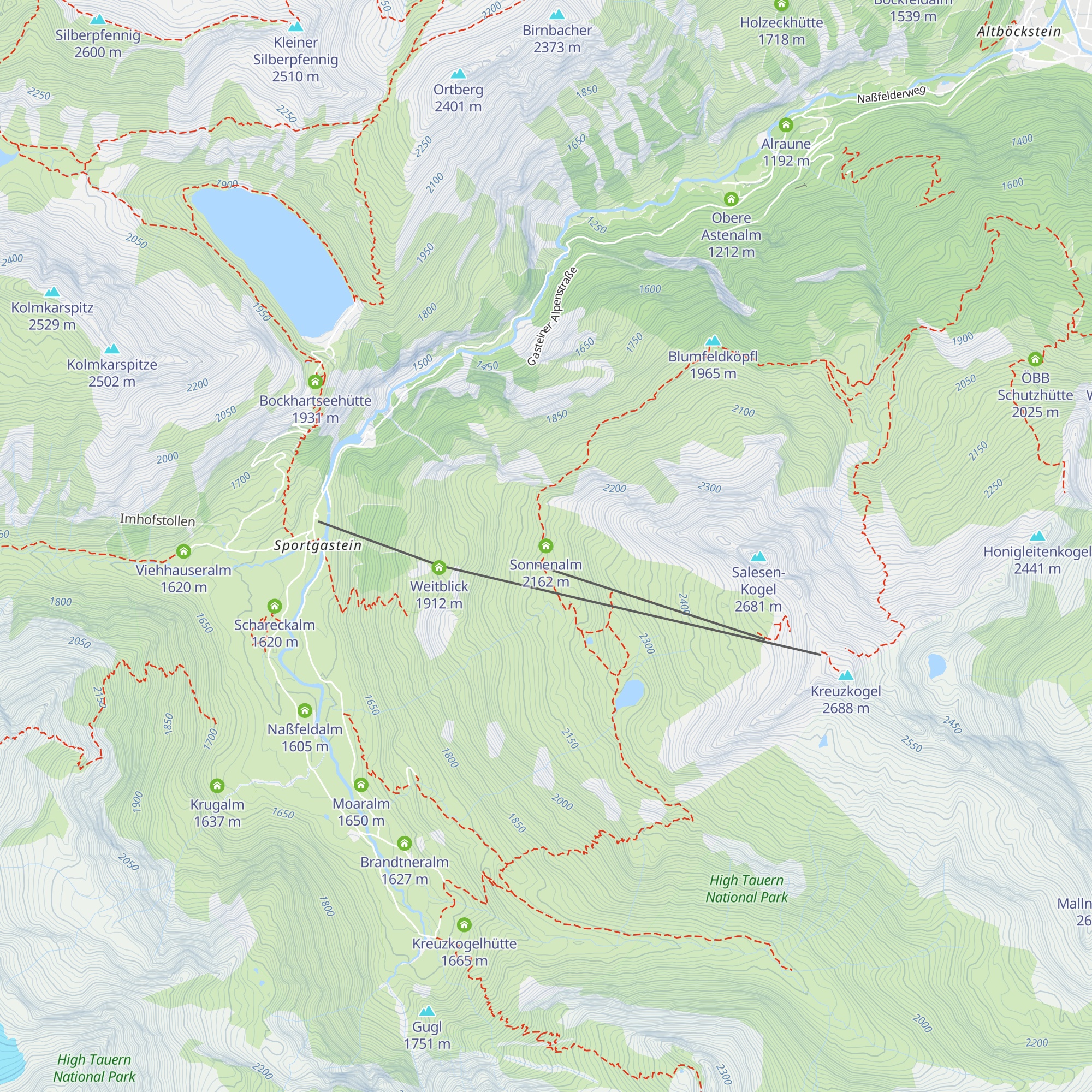 Sonnenalm map