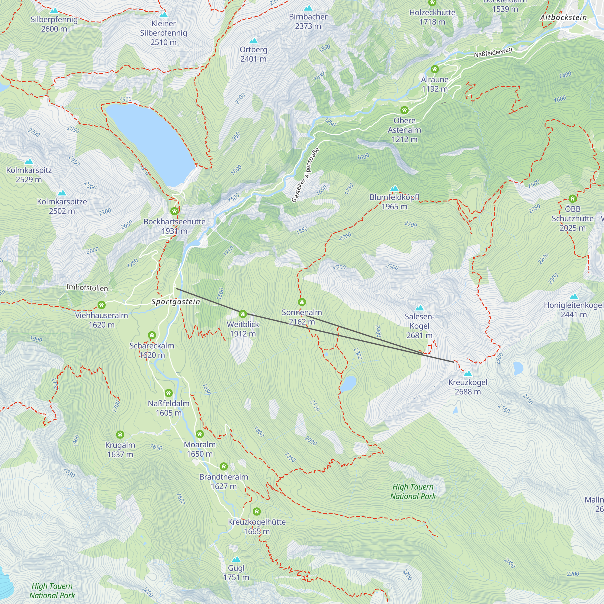 Sonnenalm map
