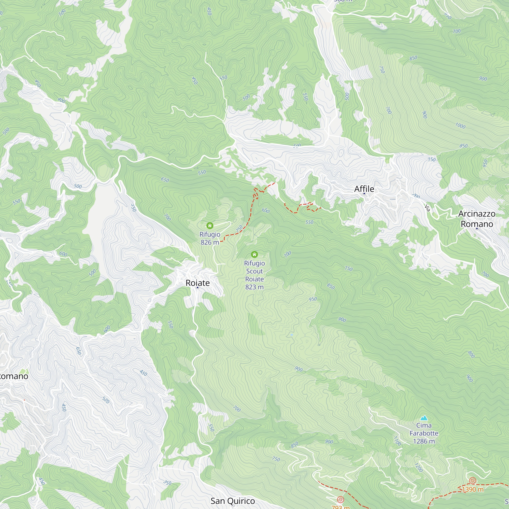 Rifugio Scout Roiate map