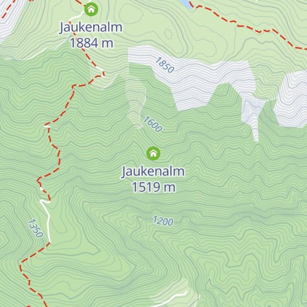 Map of Jaukenalm