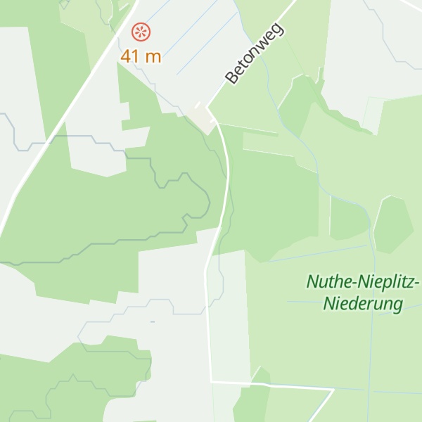 Map of Springe Berg