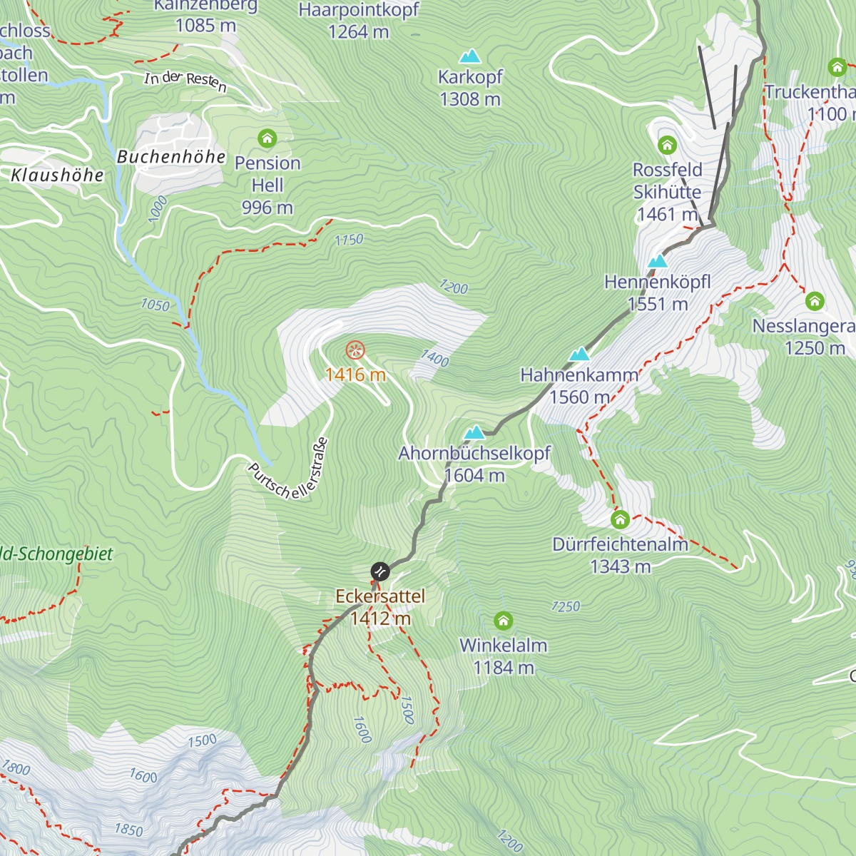 Ahornkaser map