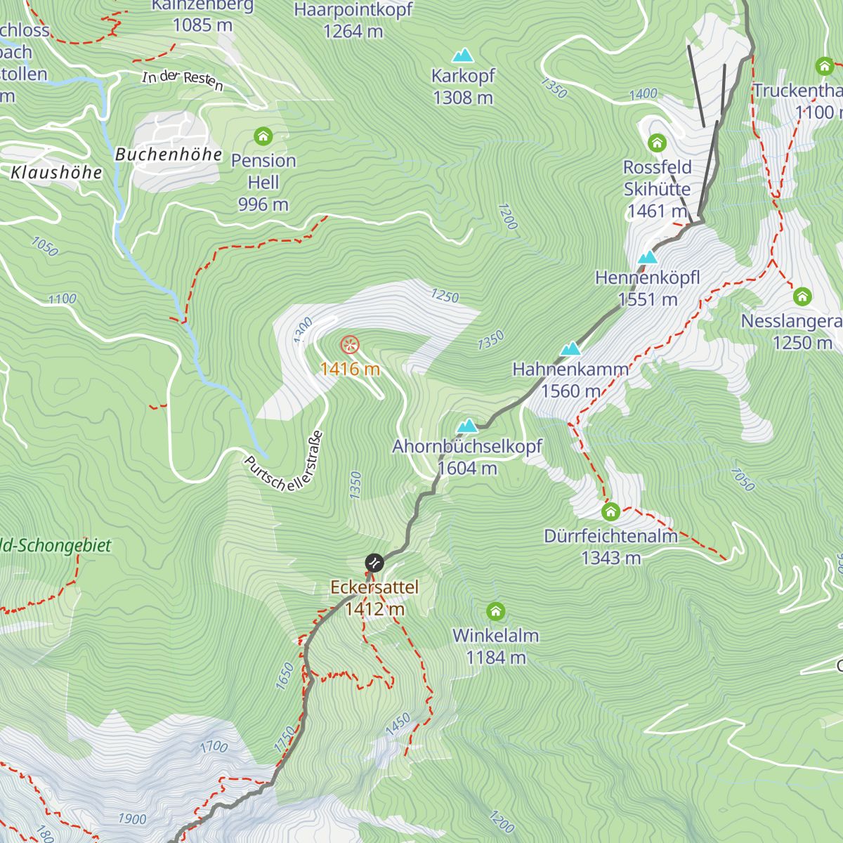 Ahornkaser map