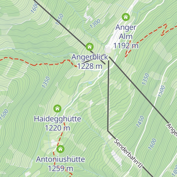 Map of Waldgasthof Angertal