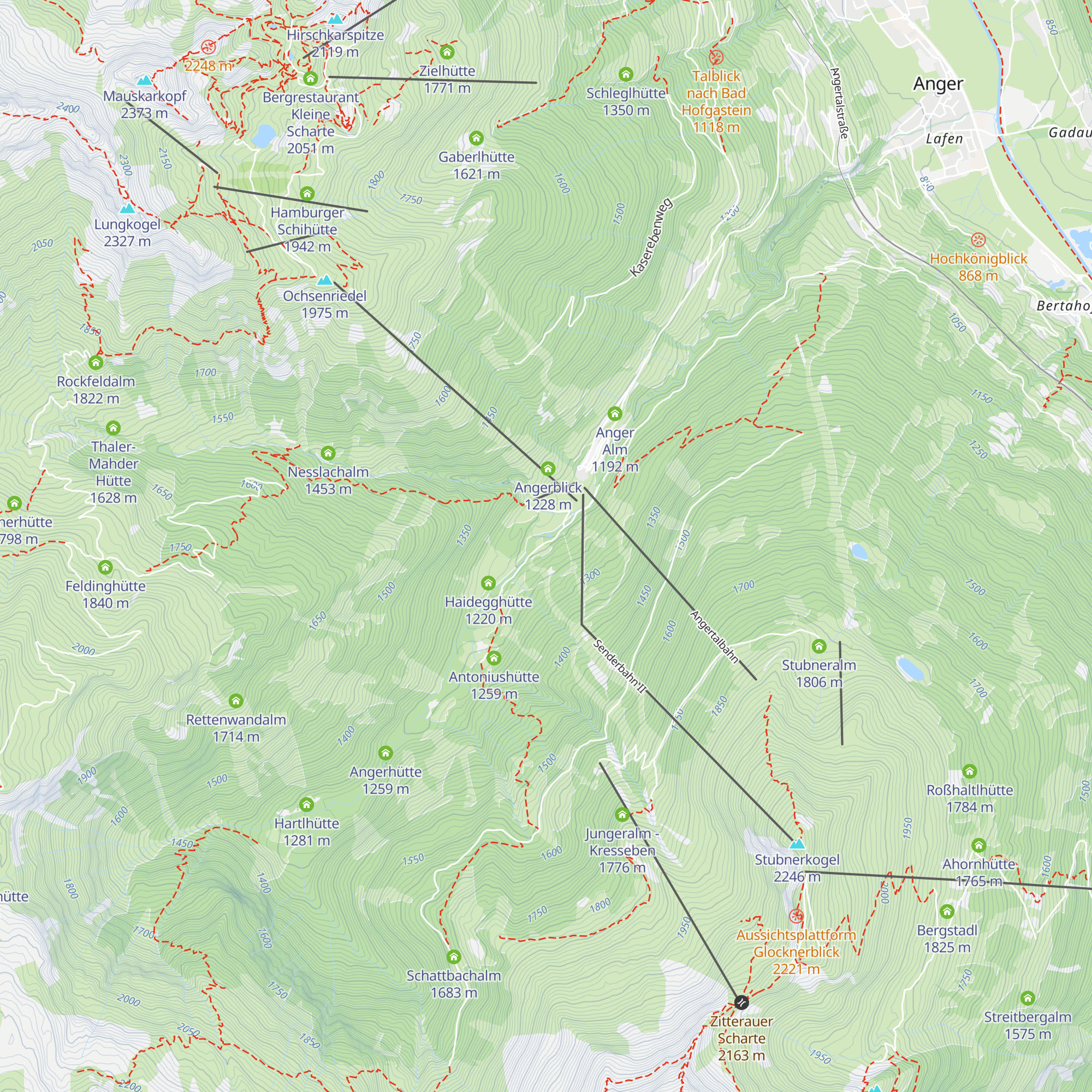 Waldgasthof Angertal map