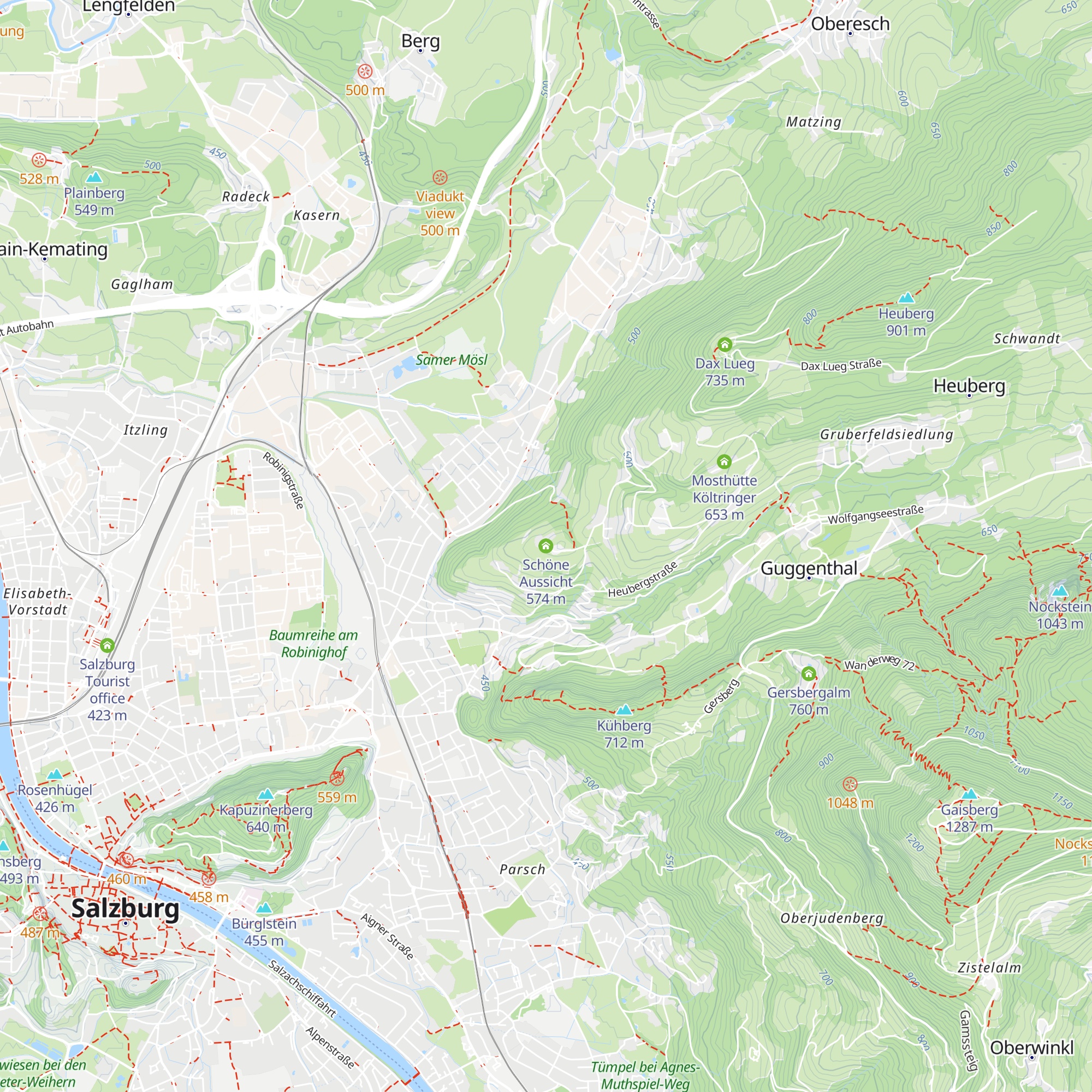 Schöne Aussicht map