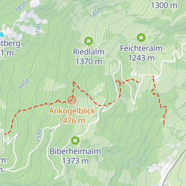 Map of Wasserebenhütte