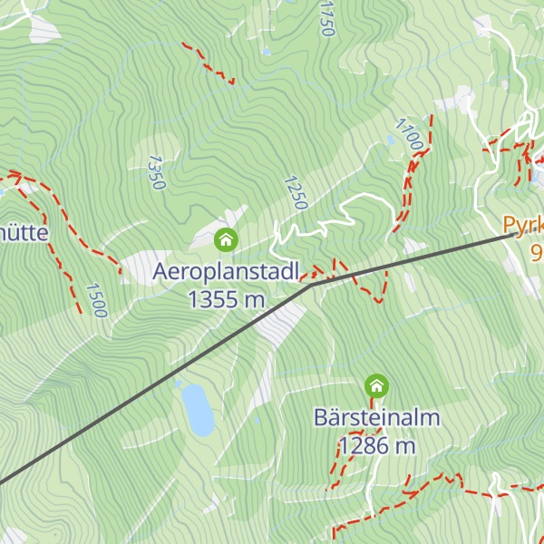 Map of Appartement Kitzstein