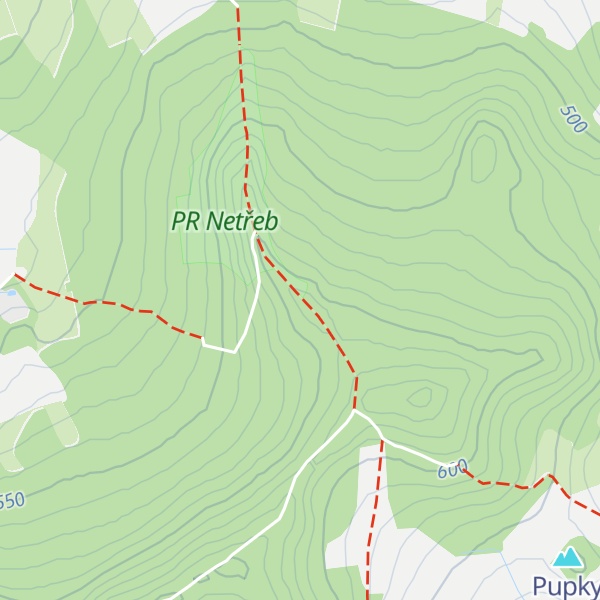 Map of Zelená Čepice [Kanice u Domažlic]