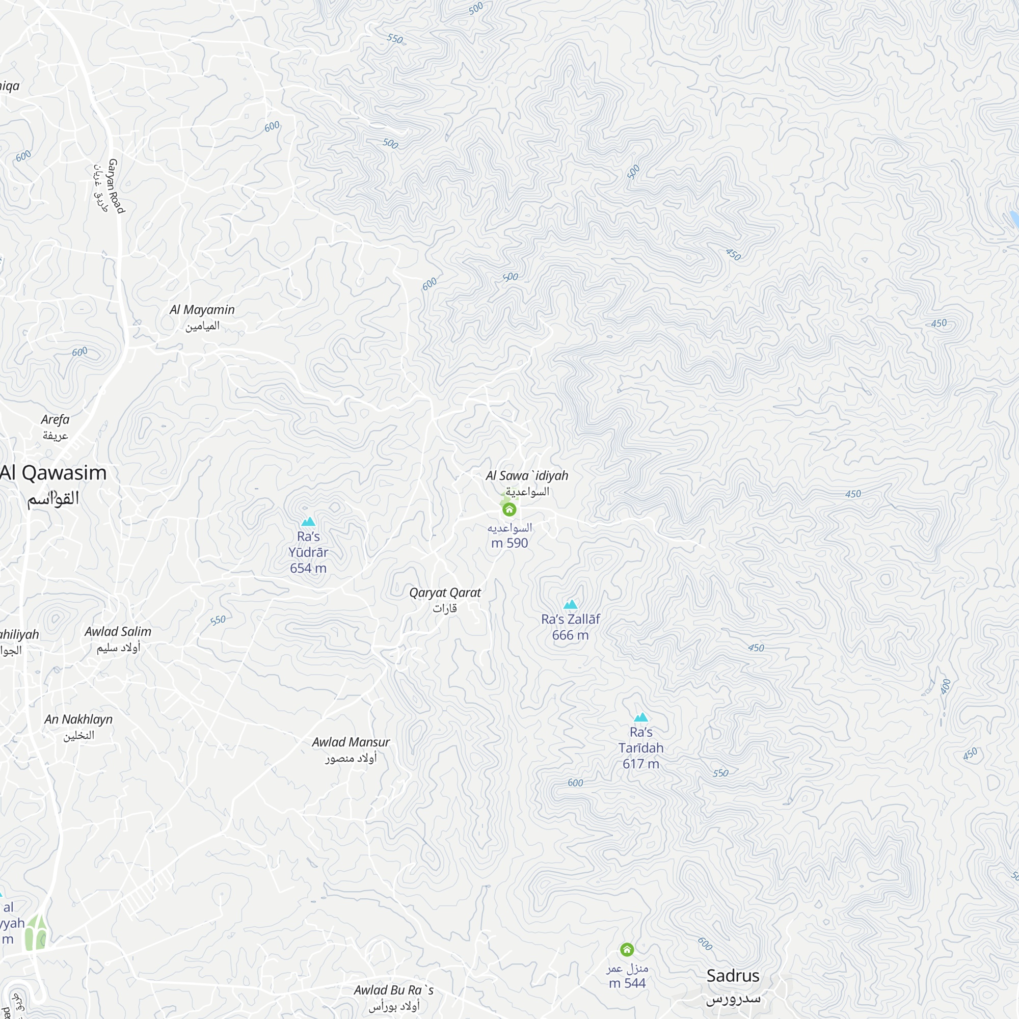 السواعديه map