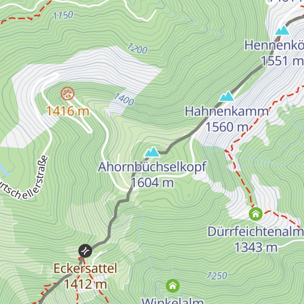 Map of Ahornbüchselkopf