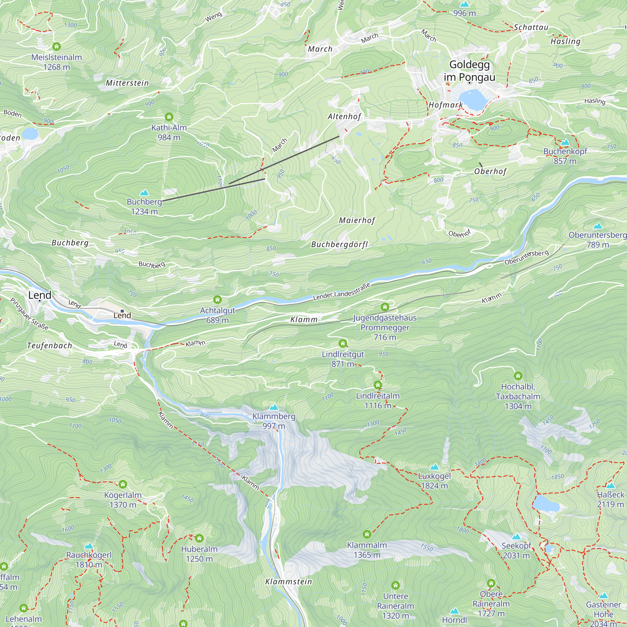 Raststation Posauner Petrol map