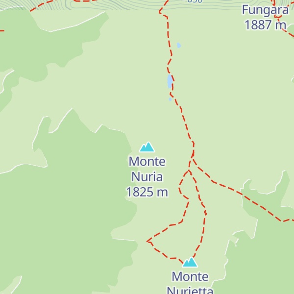 Map of Monte Nuria