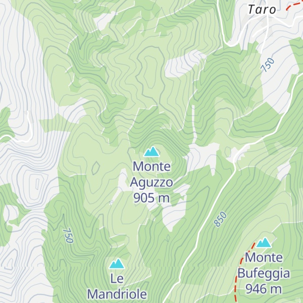 Map of Monte Aguzzo