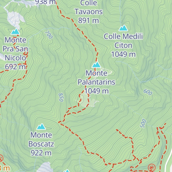 Map of rudere