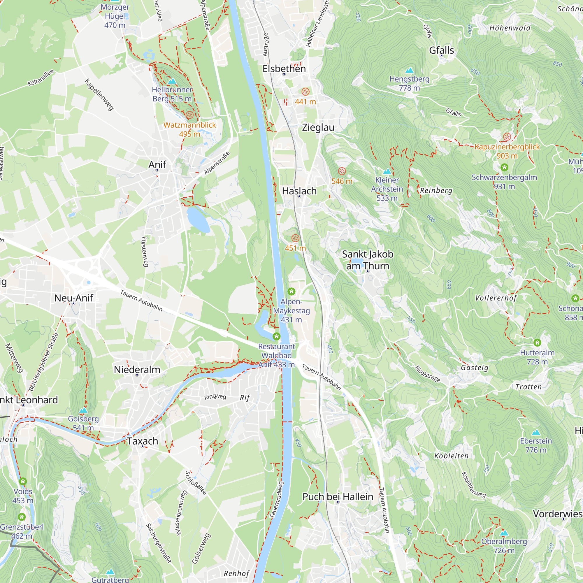 Alpen-Maykestag map