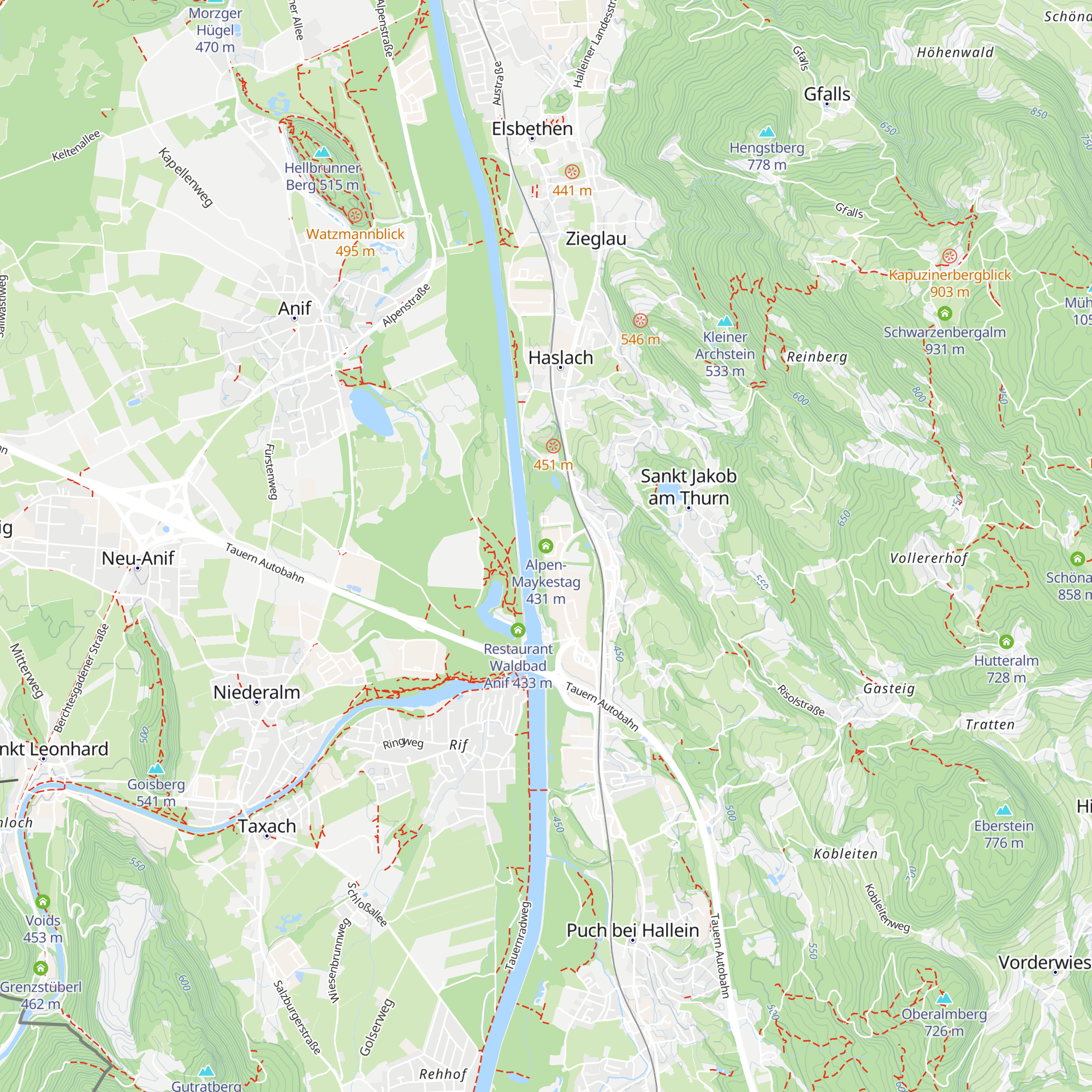 Alpen-Maykestag map
