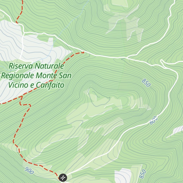 Map of Monte Pagliano