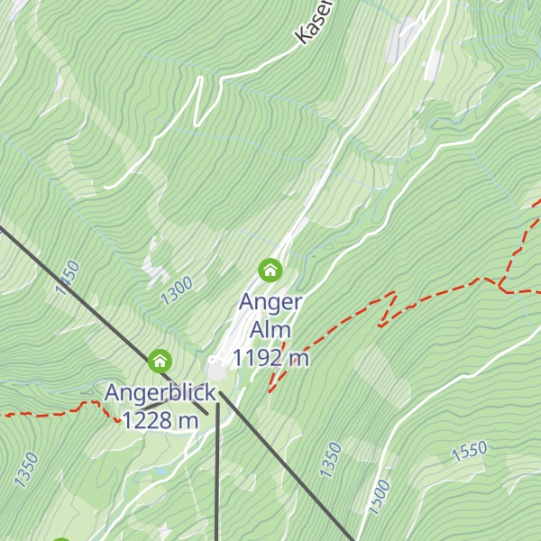 Map of Anger Alm