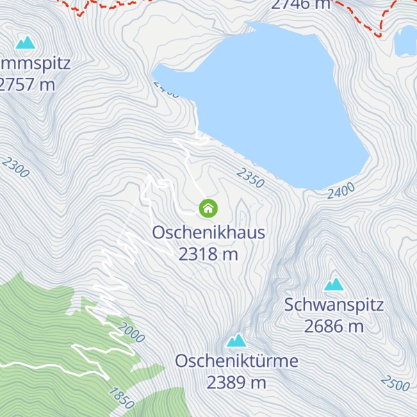 Map of Oschenikhaus
