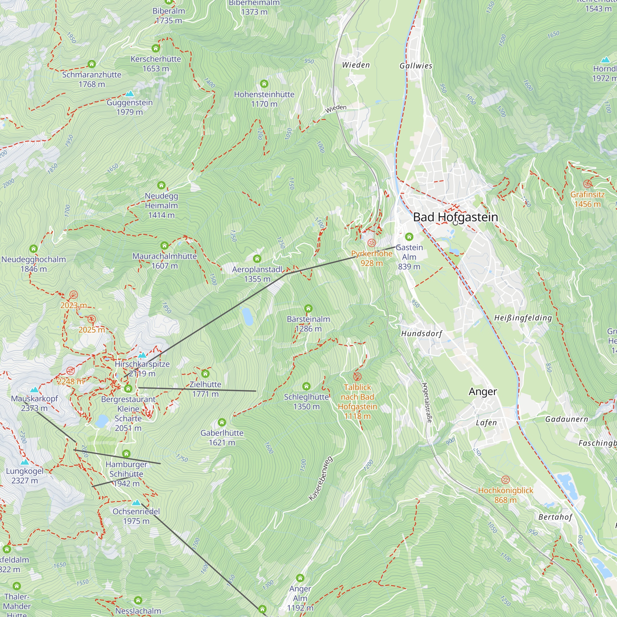 Bärsteinalm map