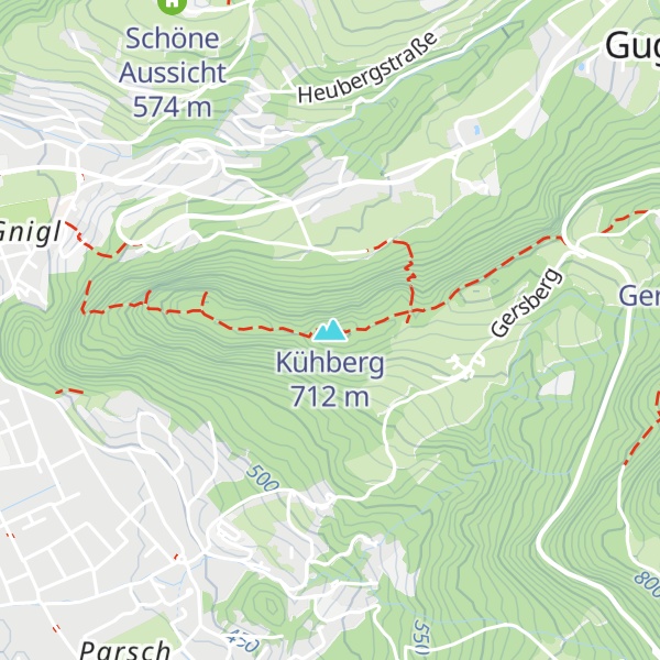 Map of Kühberg