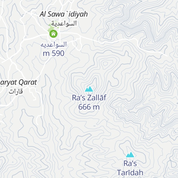 Map of Ra’s Zallāf