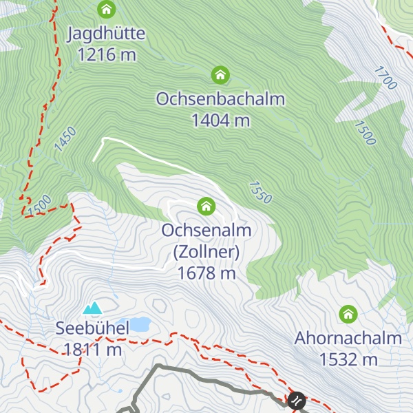 Map of Ochsenalm (Zollner)